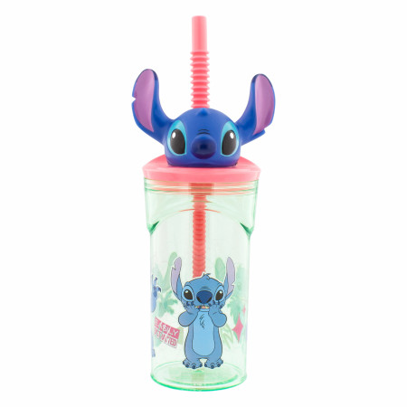 Lilo & Stitch 3D Stitch Straw Tumbler